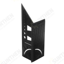 19 In 1 3D Multi Angle ABS Measuring Ruler Mitre Angle Template Tool Mutifunction Gauge Woodworking Layout Square Ruler for Engineer Carpenter-Black 19 In 1 3D Multi Angle ABS Measuring Ruler Mitre Angle Template Tool Mutifunction Gauge Woodworking Layout Square Ruler for Engineer Carpenter-Black
