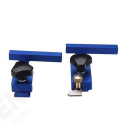 1PC Blue Aluminum Alloy Miter Track Stop for 30/45 T-Slot T-Track Woodworking Tool