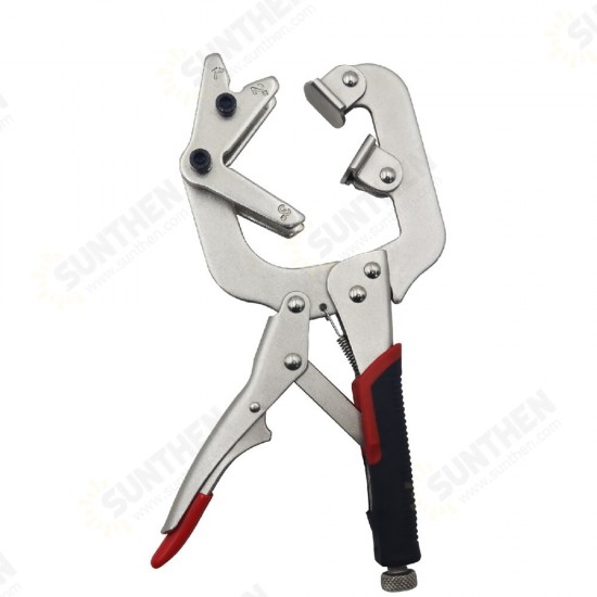 2-In-1 Vigorous Pliers Diagonal Hole Pliers C-Clamp Locking With Large V-Pads 2-In-1 Vigorous Pliers Diagonal Hole Pliers C-Clamp Locking With Large V-Pads