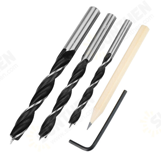 2 In 1 Woodworking 6/8/10mm Self-centering Dowel Jig Center Hole Drill Guide and Center Line Scriber Scribing Tool with 3 Drill Bits and Pen 2 In 1 Woodworking 6/8/10mm Self-centering Dowel Jig Center Hole Drill Guide and Center Line Scriber Scribing Tool with 3 Drill Bits and Pen