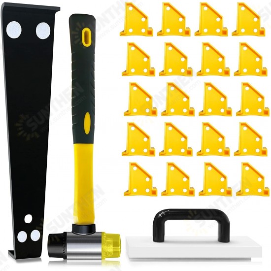 2-in-1 Flooring Spacer Kit Laminate Wood Flooring Tools Inch Double End Use Wooden Floor Installation Gasket Wooden Floor Installation Tool 2-in-1 Flooring Spacer Kit Laminate Wood Flooring Tools Inch Double End Use Wooden Floor Installation Gasket Wooden Floor Installation Tool