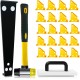 2-in-1 Flooring Spacer Kit Laminate Wood Flooring Tools Inch Double End Use Wooden Floor Installation Gasket Wooden Floor Installation Tool 2-in-1 Flooring Spacer Kit Laminate Wood Flooring Tools Inch Double End Use Wooden Floor Installation Gasket Wooden Floor Installation Tool