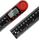 200/300mm 360 Degree LCD Digital Display Angle Ruler Inclinometer Goniometer Protractor Measuring Tool 0-300mm Measuring Ruler 200/300mm 360 Degree LCD Digital Display Angle Ruler Inclinometer Goniometer Protractor Measuring Tool 0-300mm Measuring Ruler