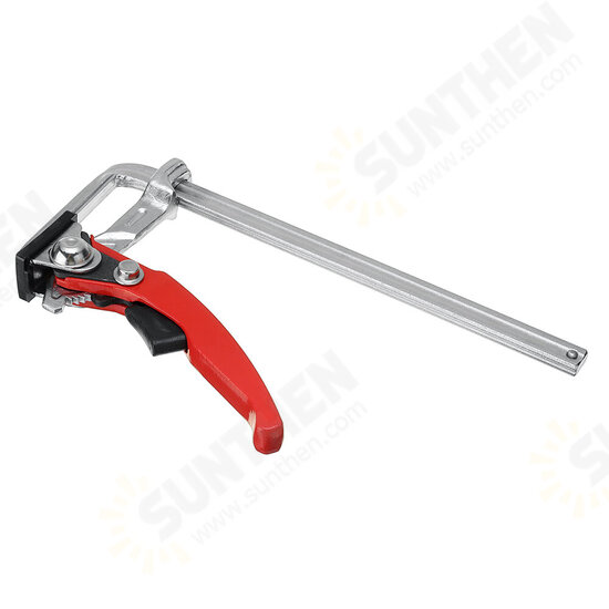 200mm Guide Rail F Clamp Ratchet F Clamp Manual Quick Fix Clamp Quick Clamping Tool for MFT Table and Guide Rail System Woodworking DIY Hand Tool 200mm Guide Rail F Clamp Ratchet F Clamp Manual Quick Fix Clamp Quick Clamping Tool for MFT Table and Guide Rail System Woodworking DIY Hand Tool