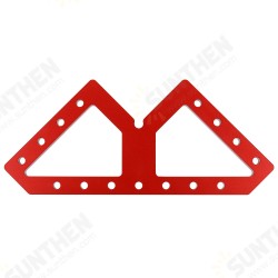 200x200MM Aluminum Alloy W Shaped Auxiliary Fixture Splicing Board Table Apron Clamping Square Woodworking Right Angle Clamps Positioning Fixed Clip