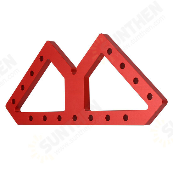200x200MM Aluminum Alloy W Shaped Auxiliary Fixture Splicing Board Table Apron Clamping Square Woodworking Right Angle Clamps Positioning Fixed Clip 200x200MM Aluminum Alloy W Shaped Auxiliary Fixture Splicing Board Table Apron Clamping Square Woodworking Right Angle Clamps Positioning Fixed Clip