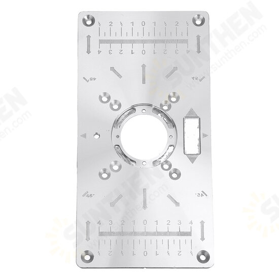 235X120X8mm Trimming Machine Flip Panel Woodworking Router Table Insert Plate 235X120X8mm Trimming Machine Flip Panel Woodworking Router Table Insert Plate