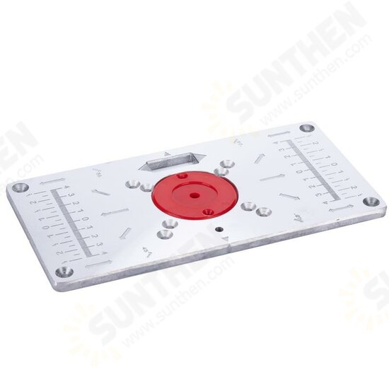 235X120X8mm Trimming Machine Flip Panel Woodworking Router Table Insert Plate 235X120X8mm Trimming Machine Flip Panel Woodworking Router Table Insert Plate
