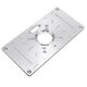 235X120X8mm Trimming Machine Flip Panel Woodworking Router Table Insert Plate 235X120X8mm Trimming Machine Flip Panel Woodworking Router Table Insert Plate