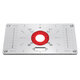 235X120X8mm Trimming Machine Flip Panel Woodworking Router Table Insert Plate 235X120X8mm Trimming Machine Flip Panel Woodworking Router Table Insert Plate