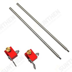 2PCS Set Accessories Auto Line Drill Guide Extension Rods and Flip Stops for Woodworking 2PCS Set Accessories Auto Line Drill Guide Extension Rods and Flip Stops for Woodworking
