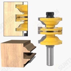 2Pcs 1/2 Inch/12mm Shank Milling Cutter Wood Carving Entry & Interior Door Ogee Router Bit Set For Wood Woodworking Machine