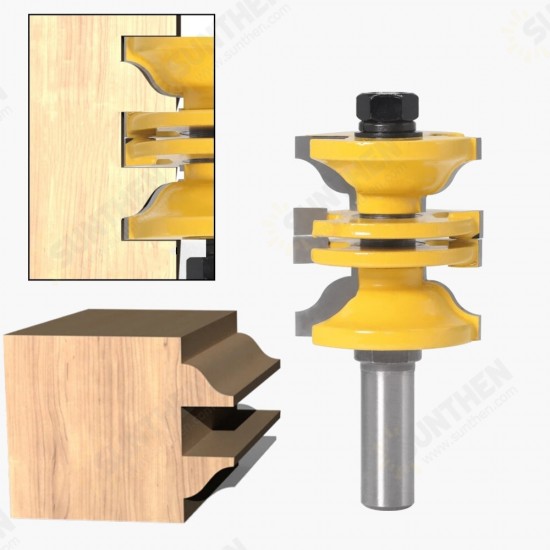 2Pcs 1/2 Inch/12mm Shank Milling Cutter Wood Carving Entry & Interior Door Ogee Router Bit Set For Wood Woodworking Machine 2Pcs 1/2 Inch/12mm Shank Milling Cutter Wood Carving Entry & Interior Door Ogee Router Bit Set For Wood Woodworking Machine