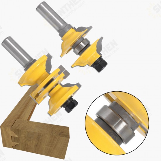2Pcs 1/2 Inch/12mm Shank Milling Cutter Wood Carving Entry & Interior Door Ogee Router Bit Set For Wood Woodworking Machine 2Pcs 1/2 Inch/12mm Shank Milling Cutter Wood Carving Entry & Interior Door Ogee Router Bit Set For Wood Woodworking Machine