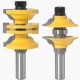 2Pcs 1/2 Inch/12mm Shank Milling Cutter Wood Carving Entry & Interior Door Ogee Router Bit Set For Wood Woodworking Machine 2Pcs 1/2 Inch/12mm Shank Milling Cutter Wood Carving Entry & Interior Door Ogee Router Bit Set For Wood Woodworking Machine