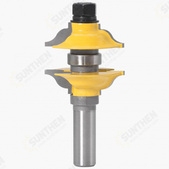 2Pcs 1/2 Inch/12mm Shank Milling Cutter Wood Carving Entry & Interior Door Ogee Router Bit Set For Wood Woodworking Machine 2Pcs 1/2 Inch/12mm Shank Milling Cutter Wood Carving Entry & Interior Door Ogee Router Bit Set For Wood Woodworking Machine