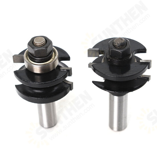 2Pcs 12mm 1/2 Inch Shank Router Bits Woodworking Cutter Door Window Engraving Tool Woodworking Tools 2Pcs 12mm 1/2 Inch Shank Router Bits Woodworking Cutter Door Window Engraving Tool Woodworking Tools