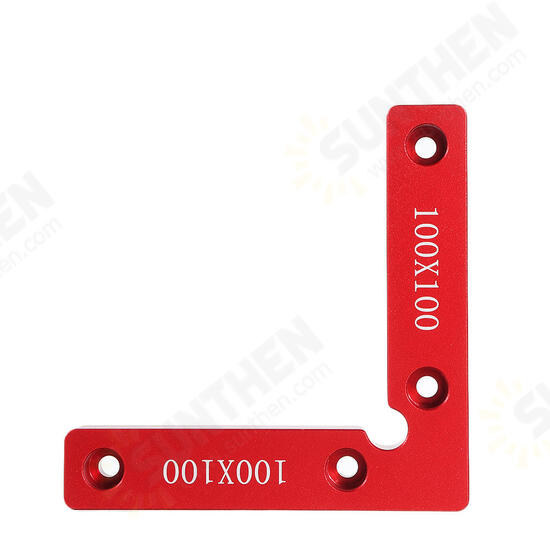 2Pcs Aluminium Alloy 90 Degree 100x100mm Precision Clamping Square Woodworking Machinist Square Positioning Right Angle Clamping Measure 2Pcs Aluminium Alloy 90 Degree 100x100mm Precision Clamping Square Woodworking Machinist Square Positioning Right Angle Clamping Measure