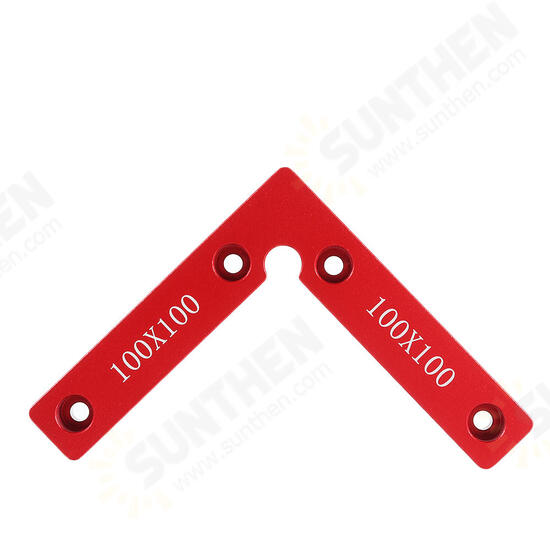 2Pcs Aluminium Alloy 90 Degree 100x100mm Precision Clamping Square Woodworking Machinist Square Positioning Right Angle Clamping Measure 2Pcs Aluminium Alloy 90 Degree 100x100mm Precision Clamping Square Woodworking Machinist Square Positioning Right Angle Clamping Measure