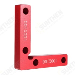 2Pcs Aluminium Alloy 90 Degree 100x100mm Precision Clamping Square Woodworking Machinist Square Positioning Right Angle Clamping Measure 2Pcs Aluminium Alloy 90 Degree 100x100mm Precision Clamping Square Woodworking Machinist Square Positioning Right Angle Clamping Measure