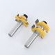 2pcs 1/2 Inch 12mm Shank Tongue Grooving Joint Router Bit T-Slot Tenon Milling Cutter for Wood Woodworking 2pcs 1/2 Inch 12mm Shank Tongue Grooving Joint Router Bit T-Slot Tenon Milling Cutter for Wood Woodworking