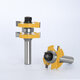 2pcs 1/2 Inch 12mm Shank Tongue Grooving Joint Router Bit T-Slot Tenon Milling Cutter for Wood Woodworking 2pcs 1/2 Inch 12mm Shank Tongue Grooving Joint Router Bit T-Slot Tenon Milling Cutter for Wood Woodworking