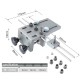 3 In 1 Dowelling Jig 6/8/10mm Wood Drilling Guide Locator Adjustable Dowel Jig Kit For DIY Woodworking Tool 3 In 1 Dowelling Jig 6/8/10mm Wood Drilling Guide Locator Adjustable Dowel Jig Kit For DIY Woodworking Tool