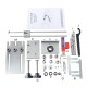 3 In 1 Dowelling Jig 6/8/10mm Wood Drilling Guide Locator Adjustable Dowel Jig Kit For DIY Woodworking Tool 3 In 1 Dowelling Jig 6/8/10mm Wood Drilling Guide Locator Adjustable Dowel Jig Kit For DIY Woodworking Tool