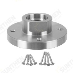 3 inch/75mm Steel Face Plate with Screws M33*3.5/1inch8TPI Thread for Wood Lathe Turning Woodworking Tool