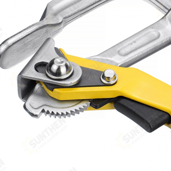 300-800mm Quick Guide Rail Clamp Carpenter F Clamp Quick Clamping for MFT and Guide Rail System Woodworking DIY Hand Tool 300-800mm Quick Guide Rail Clamp Carpenter F Clamp Quick Clamping for MFT and Guide Rail System Woodworking DIY Hand Tool