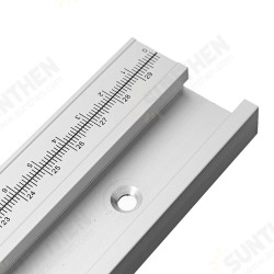 300-800mm 45 Chute T Track with Scale Alloy T-tracks Slot Miter Track Woodworking Saw For Table Workbench DIY Tools 300-800mm 45 Chute T Track with Scale Alloy T-tracks Slot Miter Track Woodworking Saw For Table Workbench DIY Tools