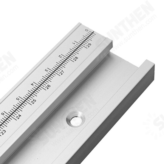 300-800mm 45 Chute T Track with Scale Alloy T-tracks Slot Miter Track Woodworking Saw For Table Workbench DIY Tools 300-800mm 45 Chute T Track with Scale Alloy T-tracks Slot Miter Track Woodworking Saw For Table Workbench DIY Tools