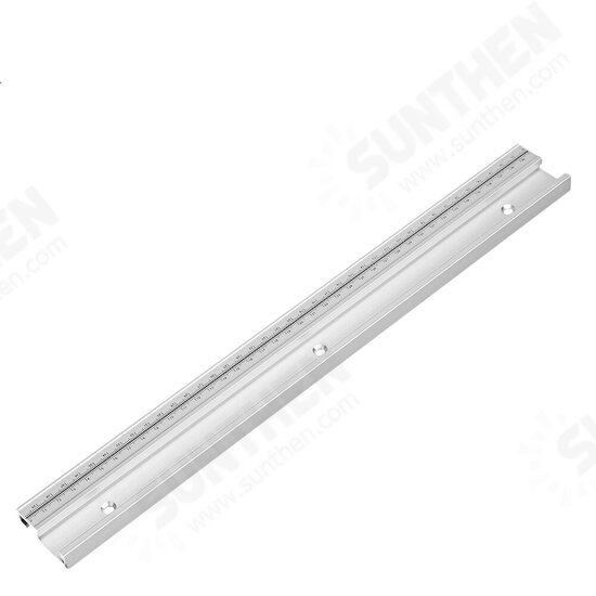300-800mm 45 Chute T Track with Scale Alloy T-tracks Slot Miter Track Woodworking Saw For Table Workbench DIY Tools 300-800mm 45 Chute T Track with Scale Alloy T-tracks Slot Miter Track Woodworking Saw For Table Workbench DIY Tools