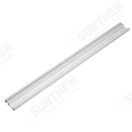 300-800mm 45 Chute T Track with Scale Alloy T-tracks Slot Miter Track Woodworking Saw For Table Workbench DIY Tools 300-800mm 45 Chute T Track with Scale Alloy T-tracks Slot Miter Track Woodworking Saw For Table Workbench DIY Tools