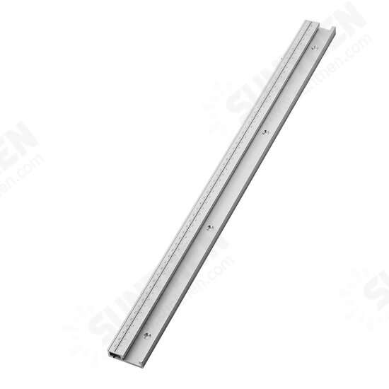 300-800mm 45 Chute T Track with Scale Alloy T-tracks Slot Miter Track Woodworking Saw For Table Workbench DIY Tools 300-800mm 45 Chute T Track with Scale Alloy T-tracks Slot Miter Track Woodworking Saw For Table Workbench DIY Tools