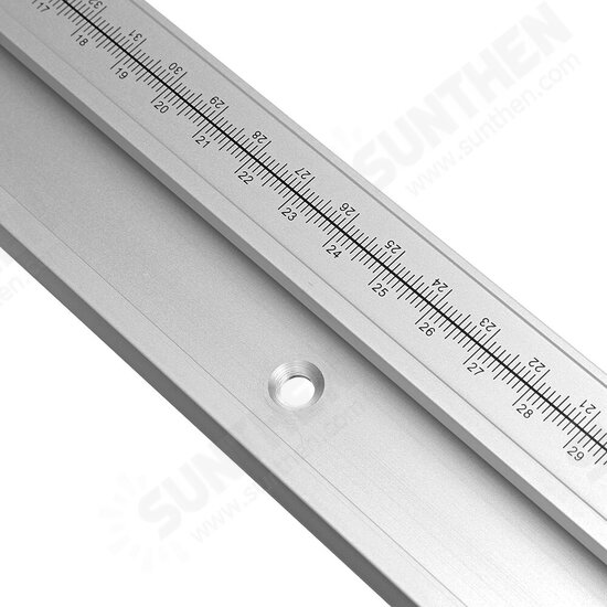 300-800mm 45 Chute T Track with Scale Alloy T-tracks Slot Miter Track Woodworking Saw For Table Workbench DIY Tools 300-800mm 45 Chute T Track with Scale Alloy T-tracks Slot Miter Track Woodworking Saw For Table Workbench DIY Tools