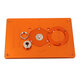 300mm Trimming Machine Flip Plate Aluminum Router Table Insert Plate with Bushing and Cover for Electric Wood Milling Guide Table 300mm Trimming Machine Flip Plate Aluminum Router Table Insert Plate with Bushing and Cover for Electric Wood Milling Guide Table