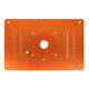 300mm Trimming Machine Flip Plate Aluminum Router Table Insert Plate with Bushing and Cover for Electric Wood Milling Guide Table 300mm Trimming Machine Flip Plate Aluminum Router Table Insert Plate with Bushing and Cover for Electric Wood Milling Guide Table