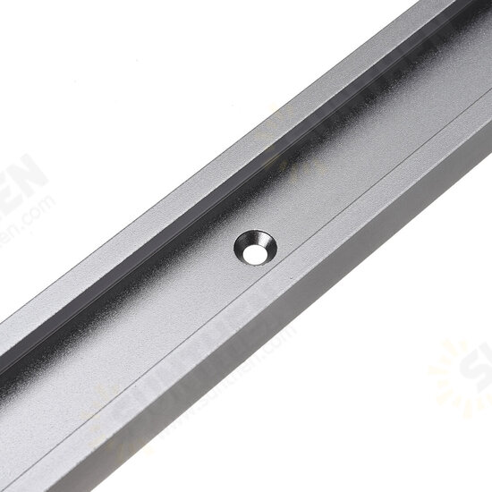 300mm to 1220mm Grey T-Track with Predrilled Mounting Holes 30mm x 12.8mm Miter Slot for Saw Router Table 300mm to 1220mm Grey T-Track with Predrilled Mounting Holes 30mm x 12.8mm Miter Slot for Saw Router Table