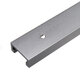 300mm to 1220mm Grey T-Track with Predrilled Mounting Holes 30mm x 12.8mm Miter Slot for Saw Router Table 300mm to 1220mm Grey T-Track with Predrilled Mounting Holes 30mm x 12.8mm Miter Slot for Saw Router Table