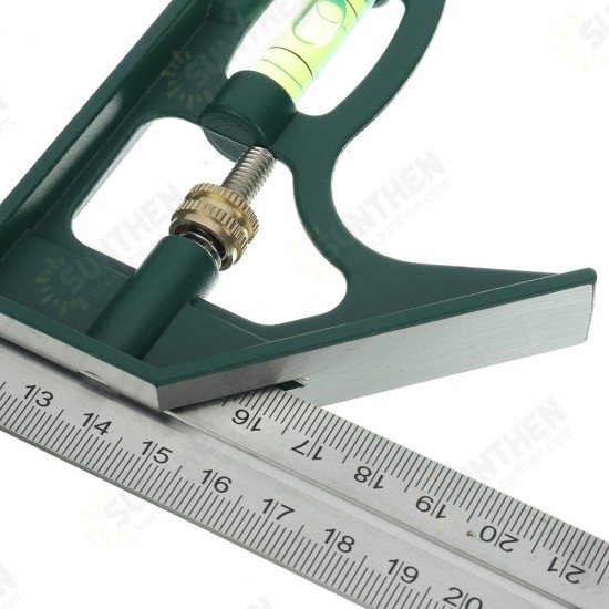 304 Stainless Steel Measuring Tool Combination Angle Ruler Multifunctional Combined Angle Ruler 304 Stainless Steel Measuring Tool Combination Angle Ruler Multifunctional Combined Angle Ruler