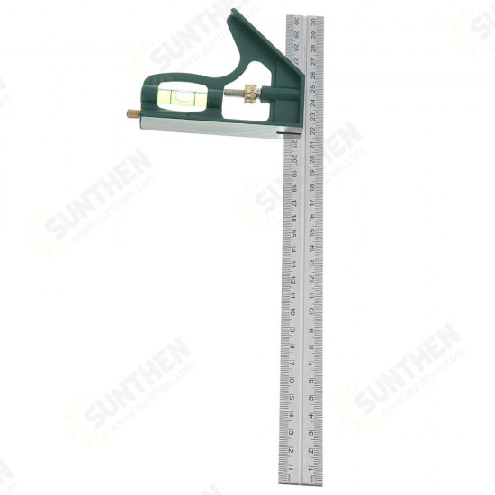 304 Stainless Steel Measuring Tool Combination Angle Ruler Multifunctional Combined Angle Ruler