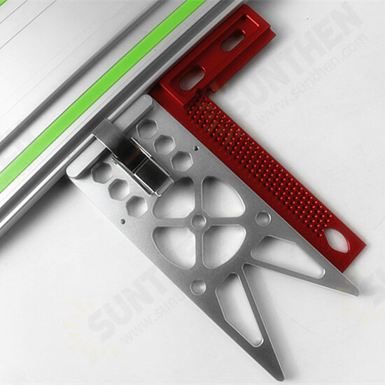 340mm Aluminum Alloy Woodworking 90 Degree Guide Rail Electric Circular Saw Track Engraving Machine Open Board Auxiliary Rail for Festo/Triton Rail 340mm Aluminum Alloy Woodworking 90 Degree Guide Rail Electric Circular Saw Track Engraving Machine Open Board Auxiliary Rail for Festo/Triton Rail