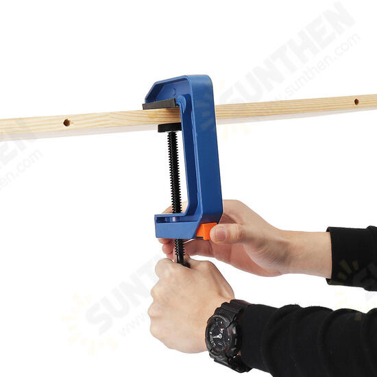 3/4/6 Inch Aluminum Quick Release C Clamp Woodworking Fixture Heavy Duty G Clamp 3/4/6 Inch Aluminum Quick Release C Clamp Woodworking Fixture Heavy Duty G Clamp
