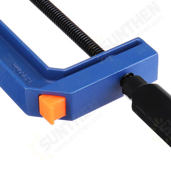 3/4/6 Inch Aluminum Quick Release C Clamp Woodworking Fixture Heavy Duty G Clamp 3/4/6 Inch Aluminum Quick Release C Clamp Woodworking Fixture Heavy Duty G Clamp