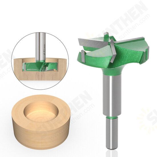 35-60mm 3 Flutes Tips Router Bit Woodworking Tools Hole Saw Cutter Hinge Boring Drill Bits Round Shank Tungsten Carbide Cutter 35-60mm 3 Flutes Tips Router Bit Woodworking Tools Hole Saw Cutter Hinge Boring Drill Bits Round Shank Tungsten Carbide Cutter