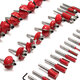 35Pcs 1/4 Inch Shank Tungsten Carbide Tip Router Bit Set Wood Working Tool 35Pcs 1/4 Inch Shank Tungsten Carbide Tip Router Bit Set Wood Working Tool