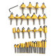 35pcs 1/4 Inch Router Bit Set Tungsten Carbide Woodworking Cutter Rotary Tool 35pcs 1/4 Inch Router Bit Set Tungsten Carbide Woodworking Cutter Rotary Tool