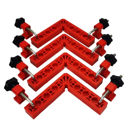 4 Set 150x150mm 90 Degrees Woodworking Precision Clamp Positioning Ruler L-Type Corner Clamp For Woodworking Carpenter Clamping Tool 2021 New Arrivals
