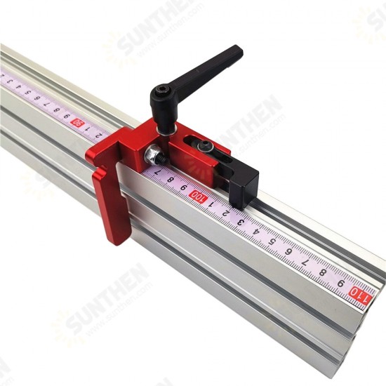400-1200mm Miter Gauge Fence 75 Type T-Slot Aluminium Woodworking Fence Backet Table Saw Woodworking Workbench DIY Modification for Woodworking Tool 400-1200mm Miter Gauge Fence 75 Type T-Slot Aluminium Woodworking Fence Backet Table Saw Woodworking Workbench DIY Modification for Woodworking Tool